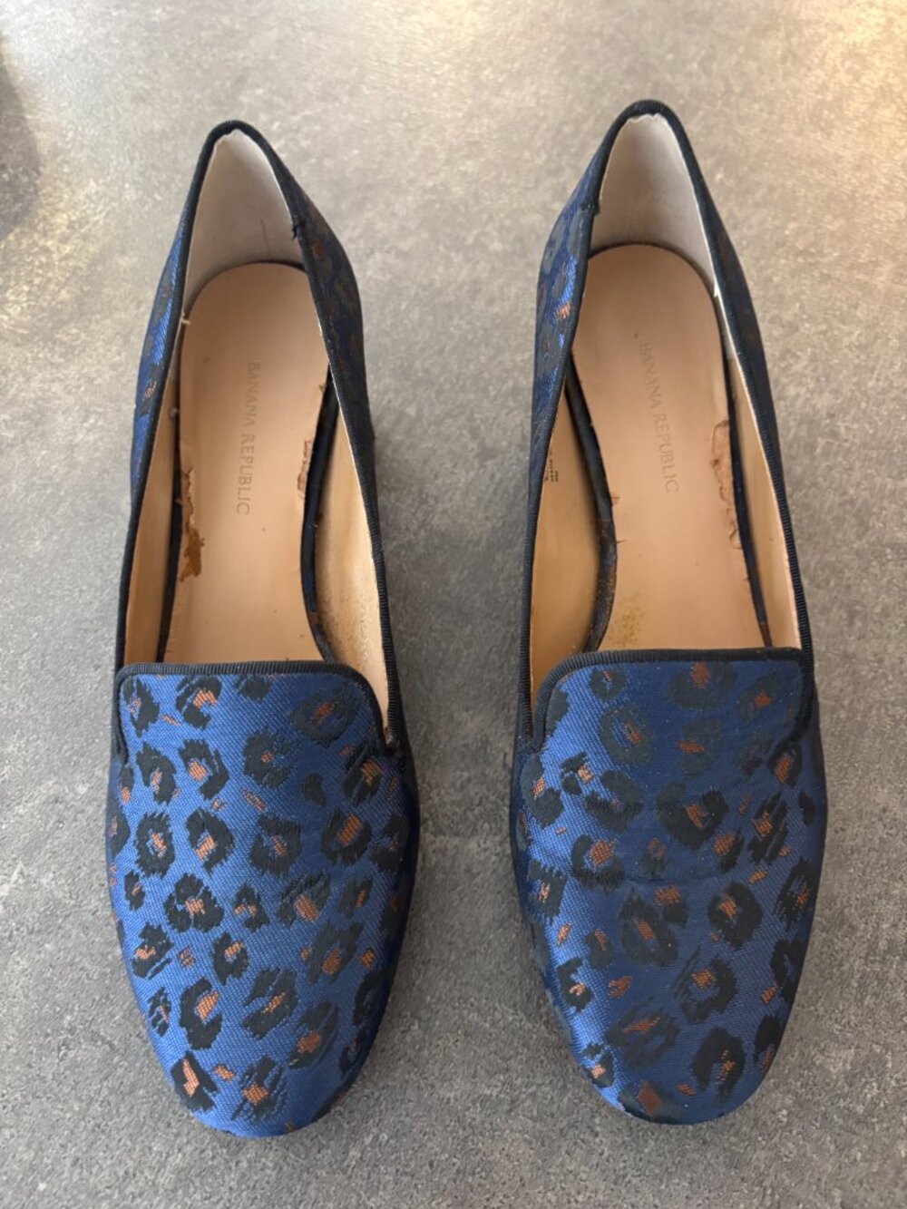 Leopard Print Heeled Loafer - Picture 2 of 2